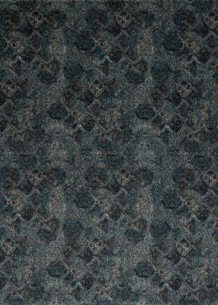 Bohemian Velvet Teal/Indigo by Mulberry Fabric