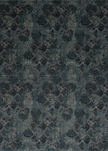 Bohemian Velvet Teal/Indigo by Mulberry Fabric