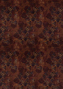 Bohemian Velvet Fig/Sienna by Mulberry Fabric