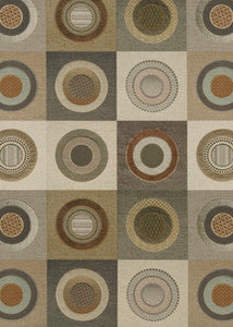 Dress Circle Linen Warm Grey by Mulberry Fabric