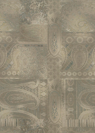 Lomond Linen Warm Grey by Mulberry Fabric