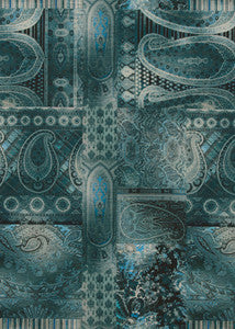 Lomond Linen Teal by Mulberry Fabric