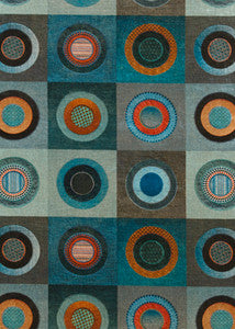Dress Circle Velvet Teal by Mulberry Fabric