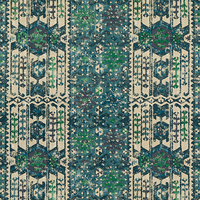 Kilver Teal by Mulberry Fabric
