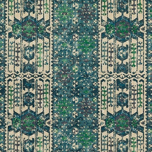 Kilver Teal by Mulberry Fabric