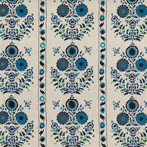 Petersham Indigo by Mulberry Fabric