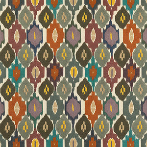 Town House Multi by Mulberry Fabric