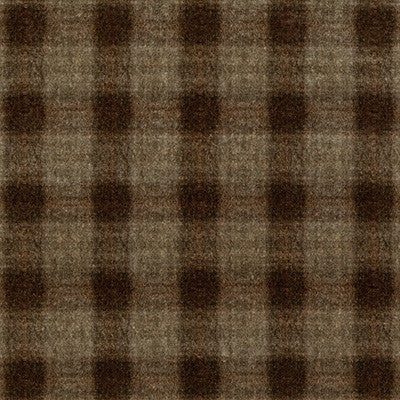 Highland Check Woodsmoke by Mulberry Fabric