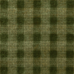 Highland Check Emerald by Mulberry Fabric