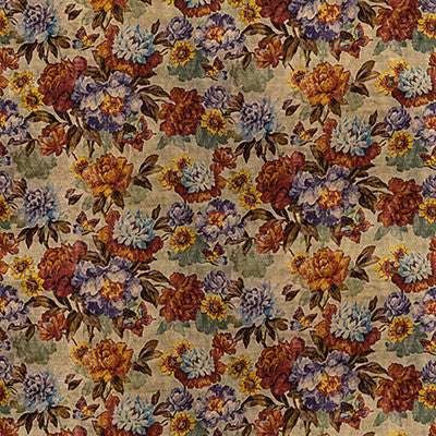 Botanica Velvet Red/Plum by Mulberry Fabric