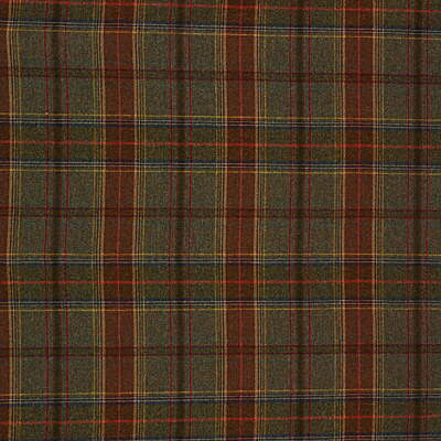 Shetland Plaid Lovat by Mulberry Fabric