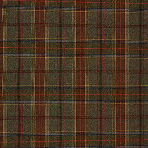 Shetland Plaid Lovat by Mulberry Fabric