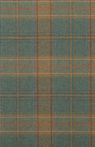 Shetland Plaid Teal by Mulberry Fabric