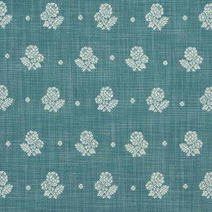 Provence Flower Blue by Mulberry Fabric
