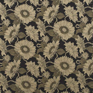 Sunflower Weave Burnt Umber by Mulberry Fabric