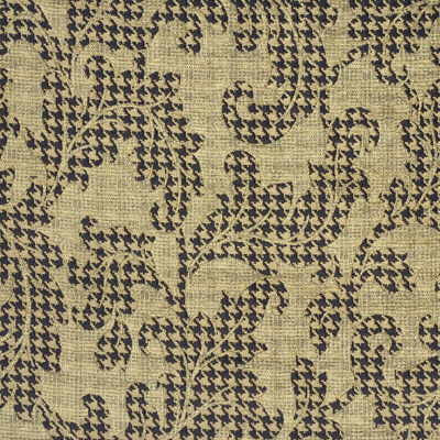 Acanthus Leaves Beige/Chocolate/Tan by Mulberry Fabric