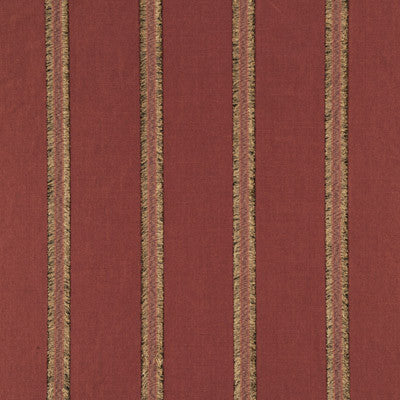 Delaney Stripe Plum by Mulberry Fabric