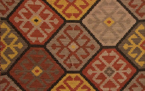 Topkapi Red/Gold by Mulberry Fabric