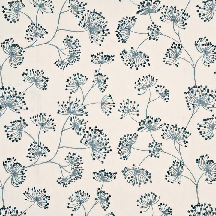 Meadow Linen Soft Blue by Mulberry Fabric
