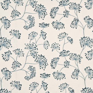 Meadow Linen Soft Blue by Mulberry Fabric