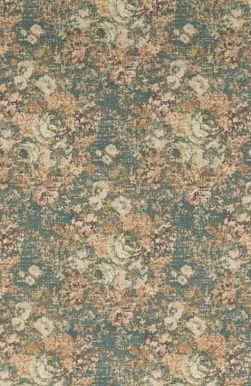 Bohemian Tapestry Teal by Mulberry Fabric
