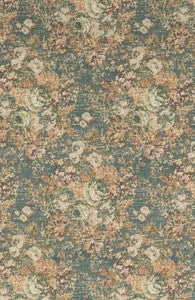 Bohemian Tapestry Teal by Mulberry Fabric