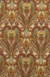 Bohemian Paisley Multi by Mulberry Fabric