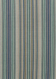 Tapton Stripe Teal/Indigo by Mulberry Fabric