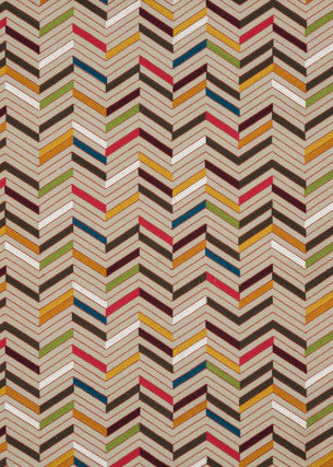 Carousel Spice/Plum by Mulberry Fabric