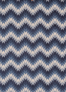 Logan Indigo by Mulberry Fabric