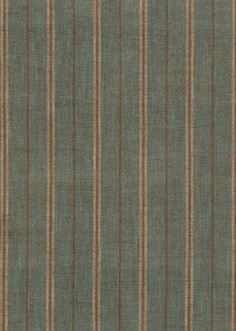 Haddon Stripe Aqua by Mulberry Fabric