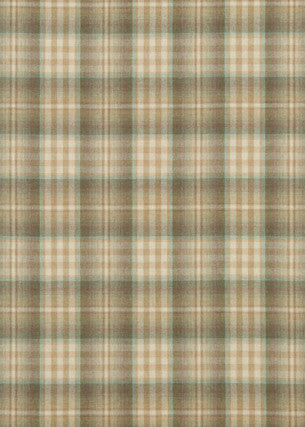 Nevis Sage/Aqua by Mulberry Fabric