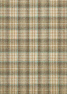 Nevis Sage/Aqua by Mulberry Fabric
