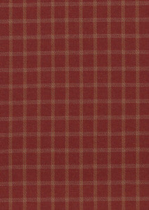Bute Red by Mulberry Fabric