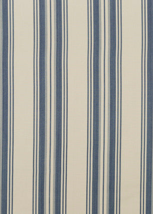 Bristol Stripe Indigo by Mulberry Fabric