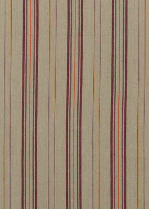 Exeter Stripe Indigo/Linen by Mulberry Fabric