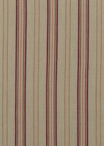 Exeter Stripe Indigo/Linen by Mulberry Fabric