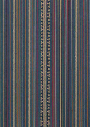 Pageant Stripe Teal by Mulberry Fabric