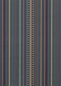 Pageant Stripe Teal by Mulberry Fabric