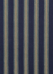 Chester Stripe Indigo by Mulberry Fabric