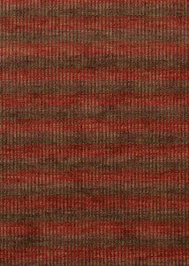 Rattan Chenille Red/Green by Mulberry Fabric