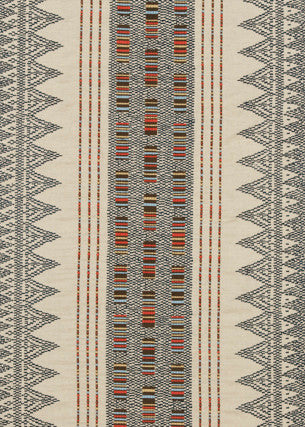 Stitchwork Indigo by Mulberry Fabric