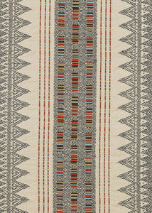 Stitchwork Indigo by Mulberry Fabric