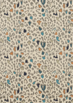 Animal Magic Teal by Mulberry Fabric