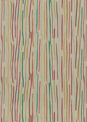 Fiesta Stripe Red/Green by Mulberry Fabric