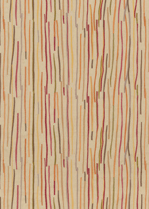 Fiesta Stripe Red/Sienna by Mulberry Fabric