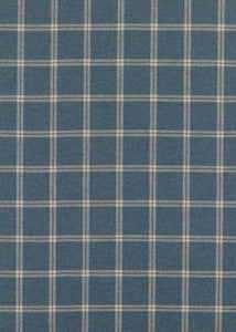 Walton Indigo by Mulberry Fabric