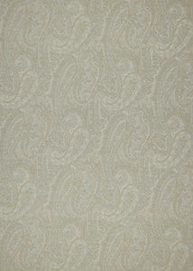 Fairfield Paisley Soft Teal by Mulberry Fabric