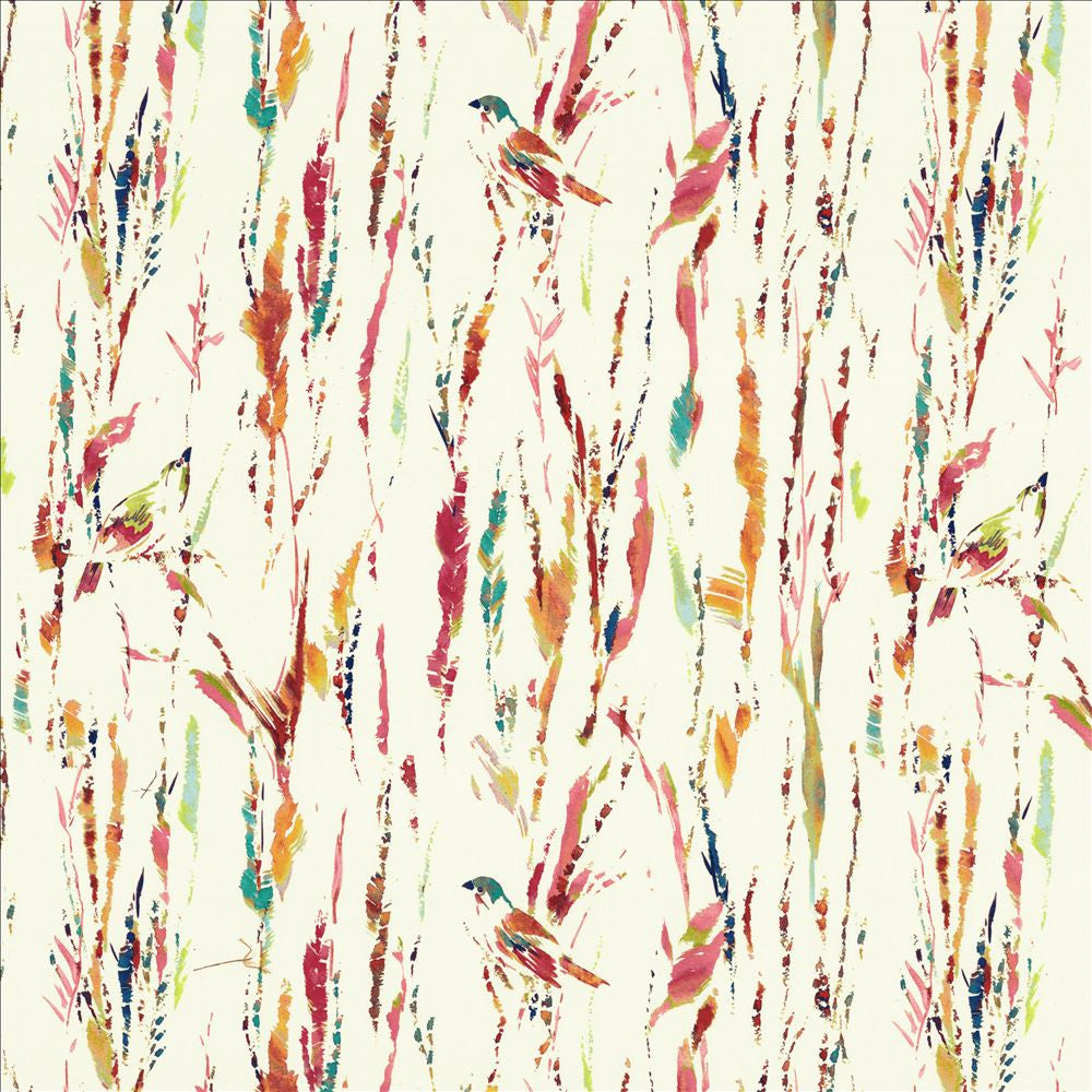Feathers Bright by Kasmir Fabric 5155 100% Cotton
 SPAIN </p><p>Repeat: Horizontal: 27 inches and Vertical: 25 2/8 inches 54 - Fabric Carolina -