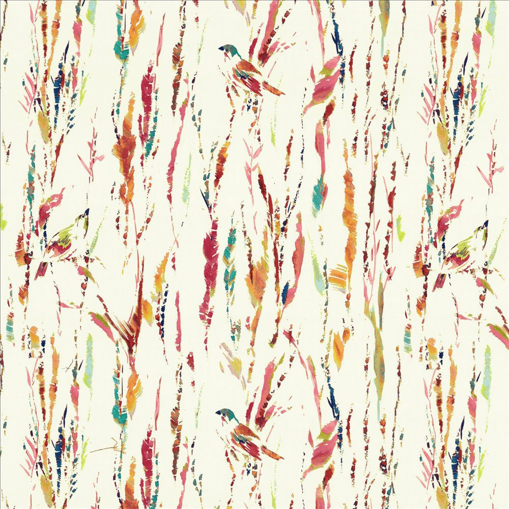 Feathers Bright by Kasmir Fabric 5155 100% Cotton
 SPAIN 51,000 Wyzenbeek Double Rubs Horizontal: 27 inches and Vertical: 25 2/8 inches 54 - Fabric Carolina -